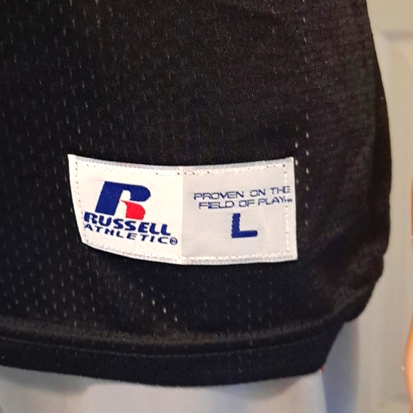 NWOT Russell Authentic Youth Belt Length Football Jersey with Elastic Sleeves - Picture 3 of 9